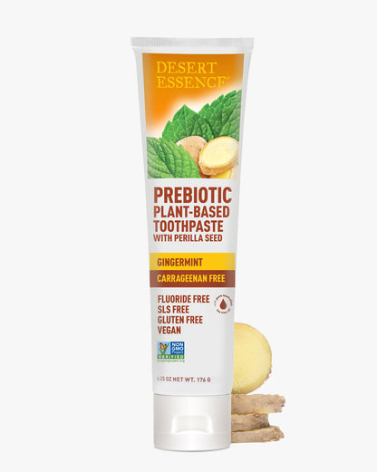 Prebiotic Plant Based Toothpaste - Gingermint