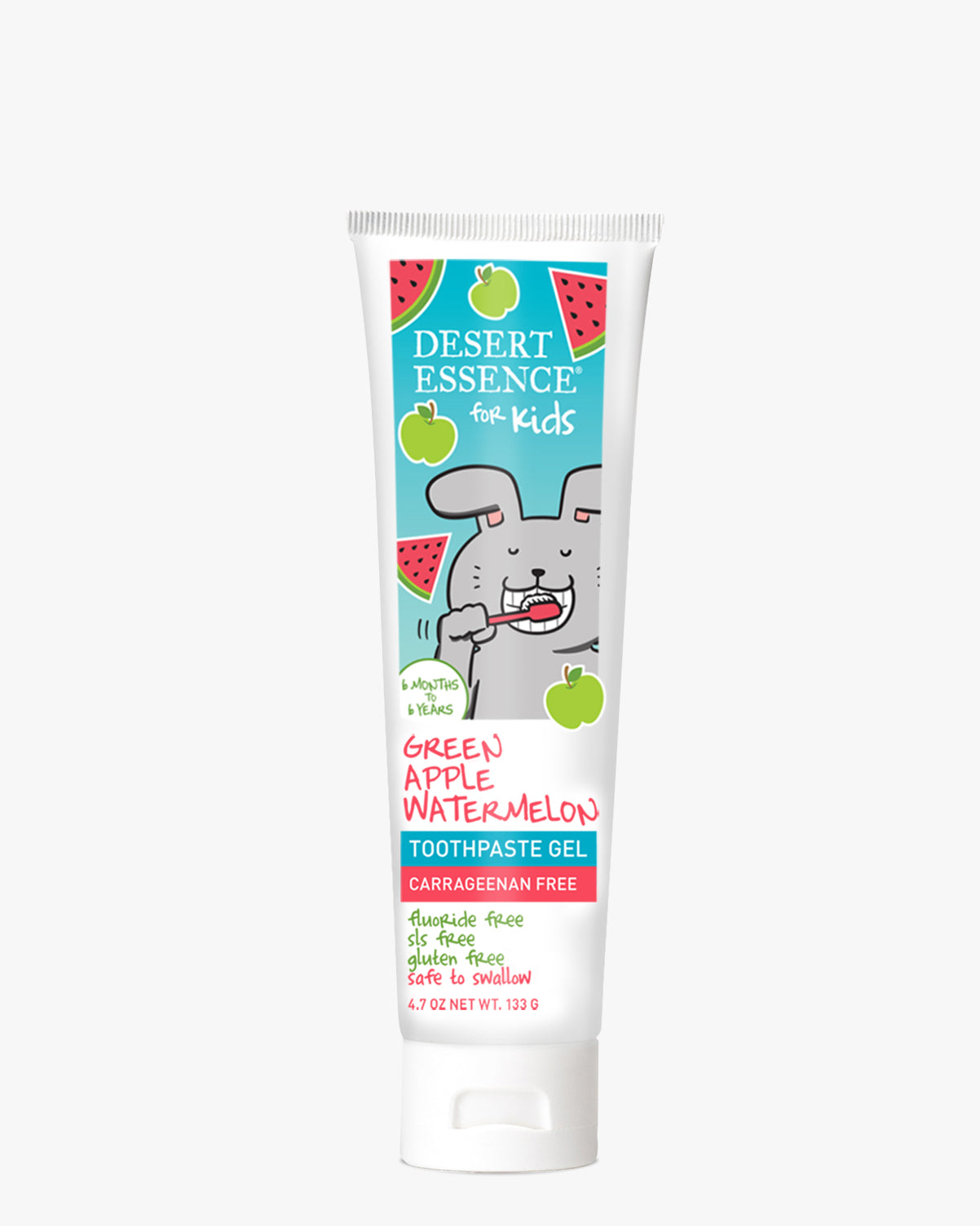 Green Apple Watermelon Kids Toothpaste Gel