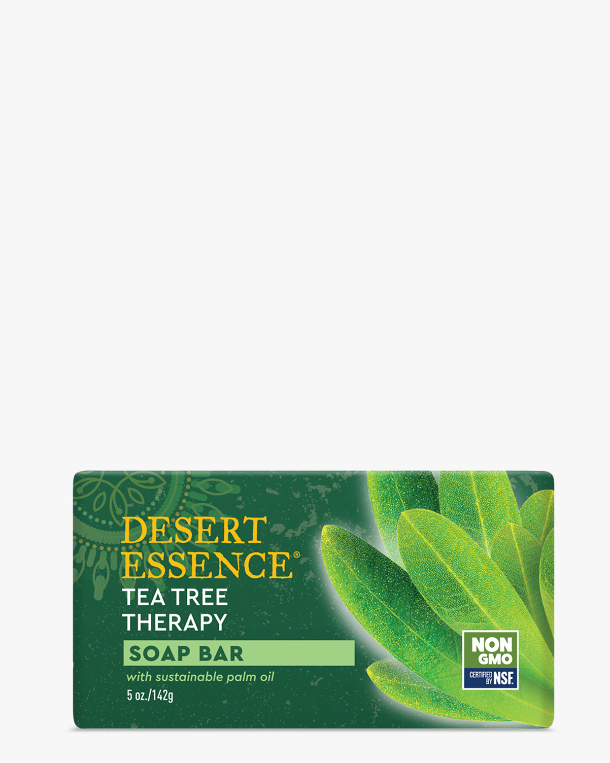 Desert Essence coupon: Desert Essence Tea Tree Oil Therapy Cleansing Soap Bar, 5 oz. | Vegan | Gluten-Free