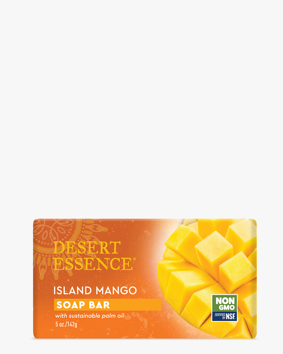 Desert Essence coupon: Desert Essence Island Mango Soap Bar, 5 oz. | Vegan | Gluten-Free