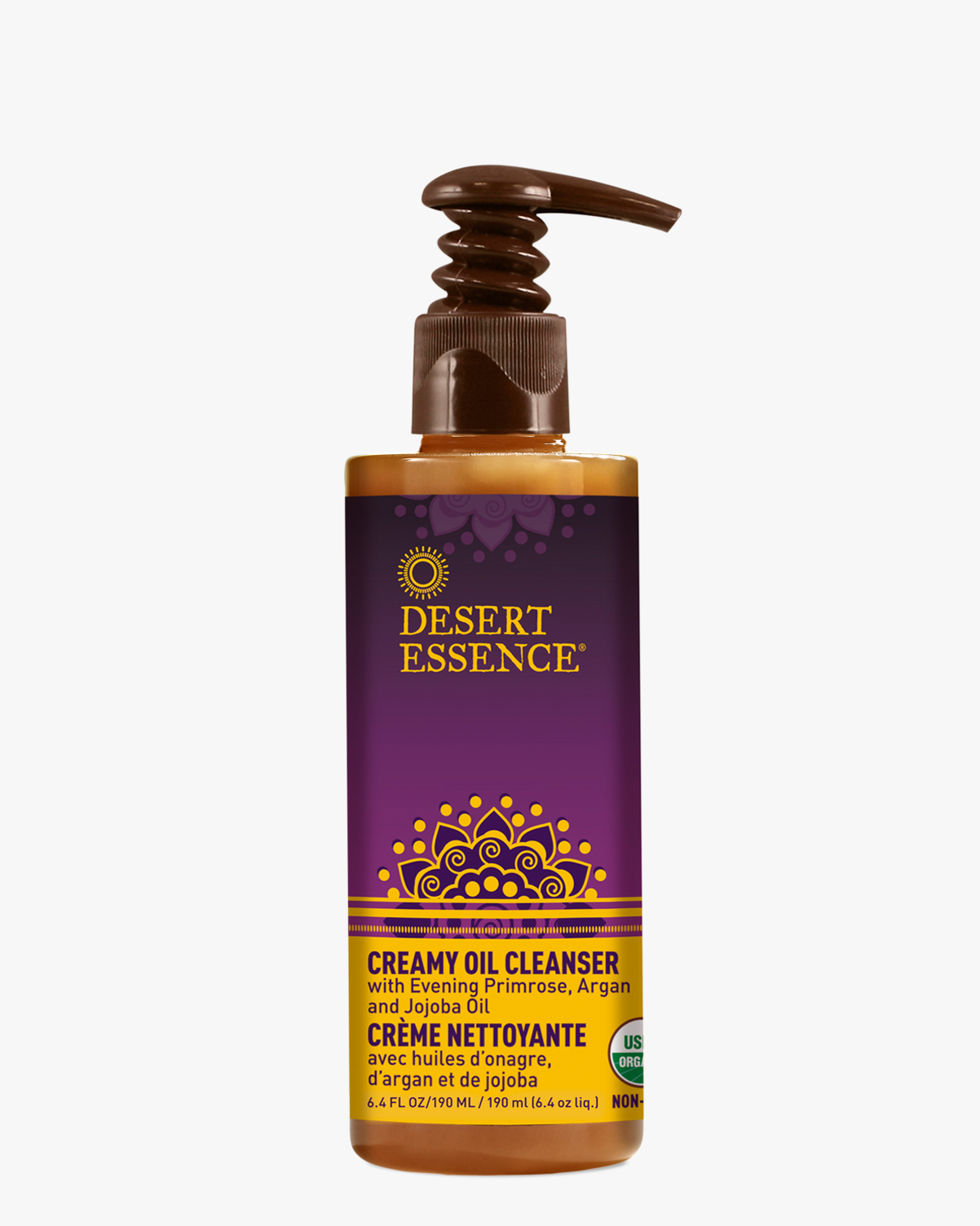 Desert Essence coupon: Desert Essence Creamy Oil Cleanser, 6.4 fl oz. | Vegan | Gluten-Free