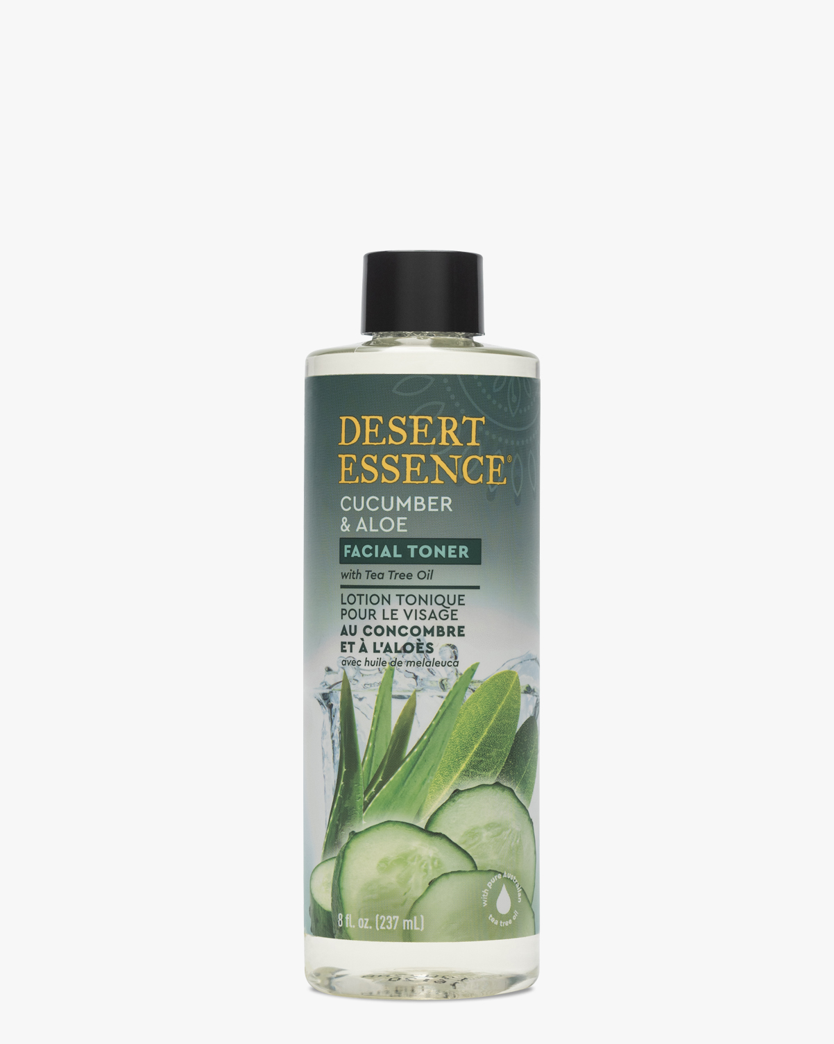 Desert Essence coupon: Desert Essence Cucumber & Aloe Facial Toner, 8.0 fl. oz. | Vegan | Gluten-Free