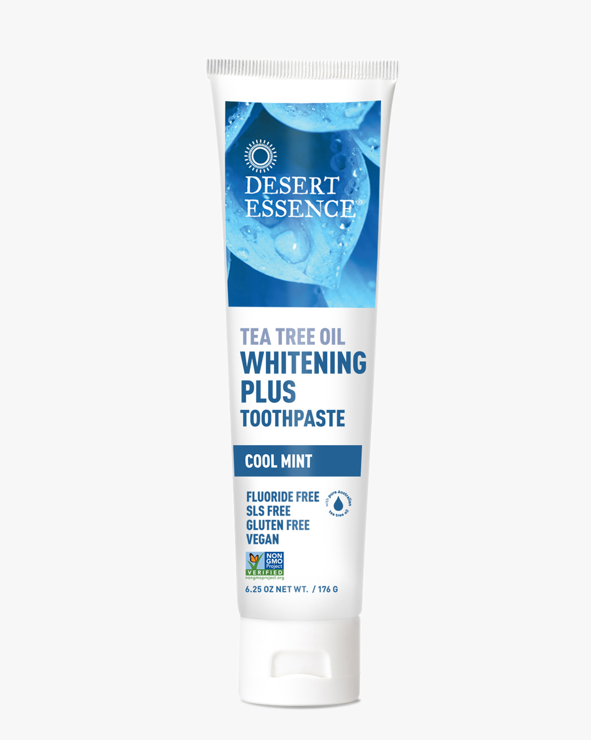 Desert Essence coupon: Desert Essence Tea Tree Oil Whitening Plus Toothpaste, 6.25 oz. | Vegan | Gluten-Free
